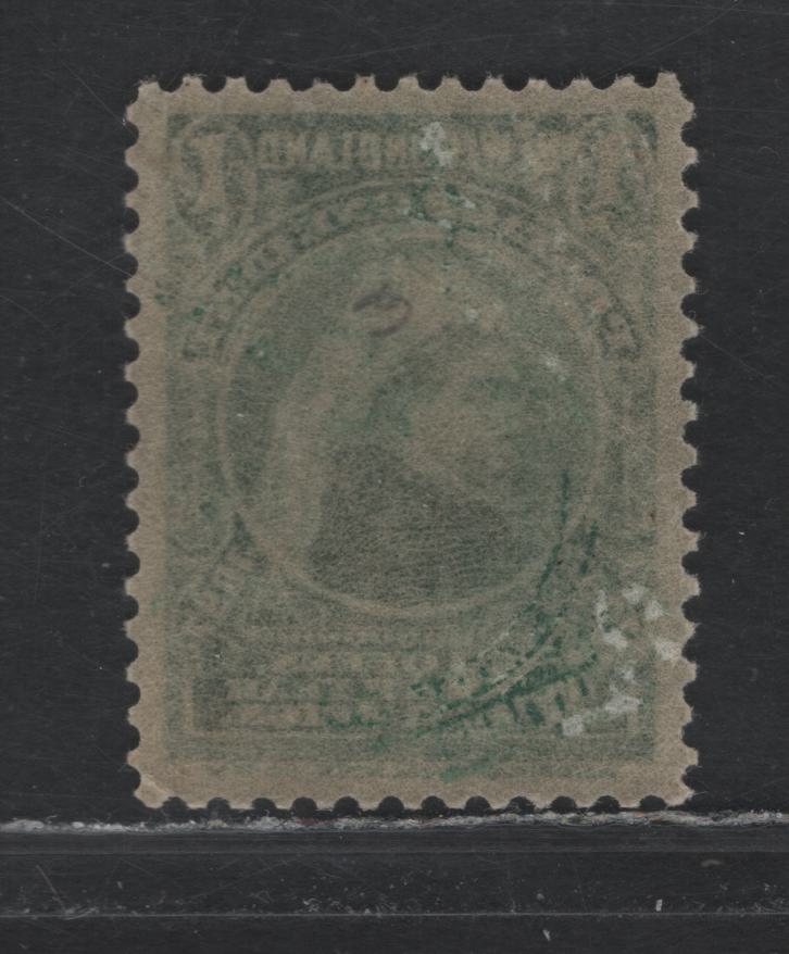 Lot 224 Newfoundland #61i 1c Dark Green, 1897 John Cabot Issue, A VFOG Single, ABNN-B (Thin Oily) Paper, Perf 11.9x12