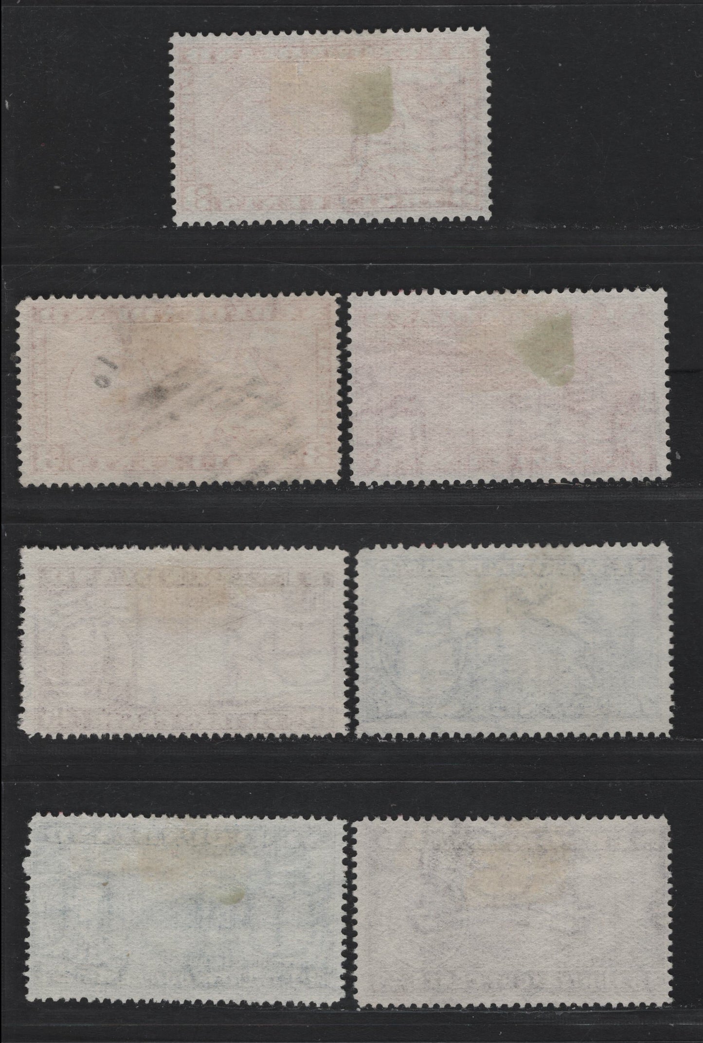 Lot 270 Newfoundland #234a, h, 235, 236d, 239, 243 3c - 48c Orange Brown - Plum, 1937 Long Coronation Issue, 6 Fine Used Singles, Both 3c Are Die 2, Comb Perf 13.4 & 13.8, The 8c Is Comb Perf 13.4, The 15c Is Perf 14.25, 24c & 48c Are Perf 13.8.