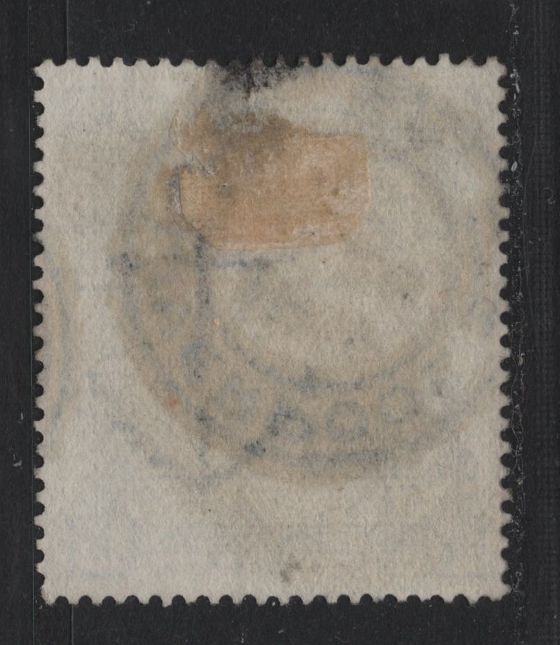 Lot 103 Great Britain SG#183 10/- Ultramarine, 1883-1884 Queen Victoria Surface Printed Issue, A Fine Used Single, White Paper, January 26 1895 Liverpool Double Circle CDS, There Is A Sealed Tear At The Top Which Has Been Concealed.