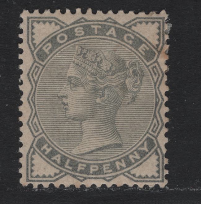 Lot 104 Great Britain (C) SG#187 1/2d Pale Slate Blue, 1883-1884 Lilac & Green Issue, A FOG Single, Slight Toning