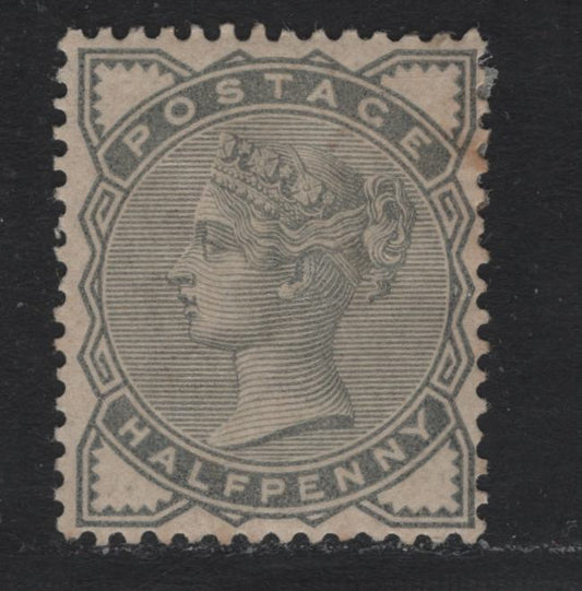 Lot 104 Great Britain (C) SG#187 1/2d Pale Slate Blue, 1883-1884 Lilac & Green Issue, A FOG Single, Slight Toning