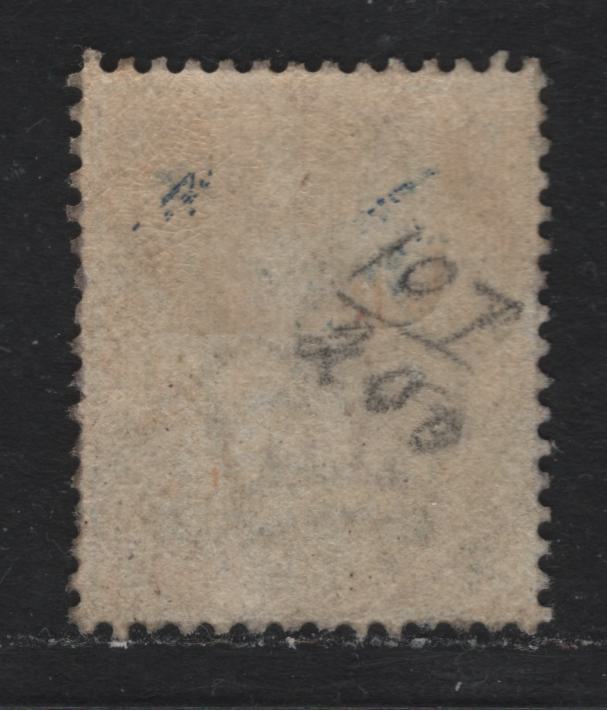 Lot 112 Great Britain SG#196 1/- Dull Green, 1883-1884 Lilac & Green Issue, A Very Fine Used Single, Good Color, But Fiscal Cancel