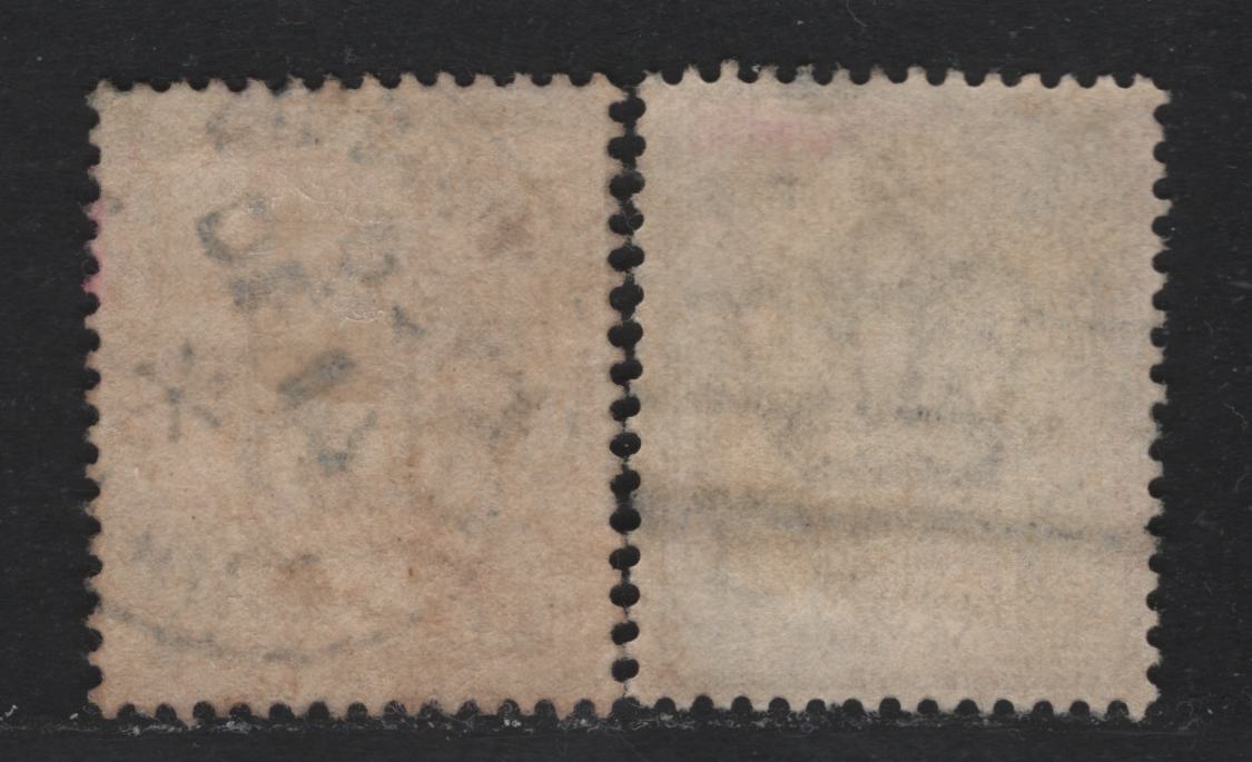 Lot 135 Great Britain (C) SG#243, 245 5d - 6d Slate Purple & Ultramarine - Pale Dull Purple, 1902-1910 King Edward VII Issue, 2 Fine Used Singles, De La Rue Printing, Ordinary Paper
