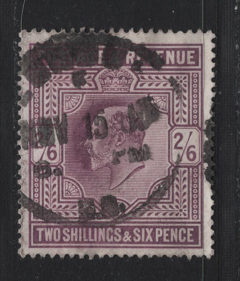 Lot 148A Great Britain (C) SG#262 2/6d Dull Purple, 1902-1910 King Edward VII Issue, A Fine Used Single, De La Rue Printing, Chalky Paper