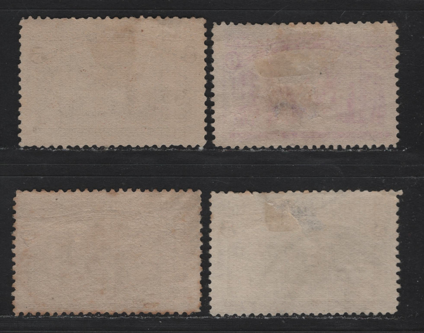 Lot 128 United States SC#234-235 5c - 6c Chocolate - Violet , 1893 Columbian Exposition Issue, 4 Very Good/Fine Used Singles, 3 Shades of Chocolate, All On Horizontal Wove Paper, Light Diagonal Crease Along The Right Side.