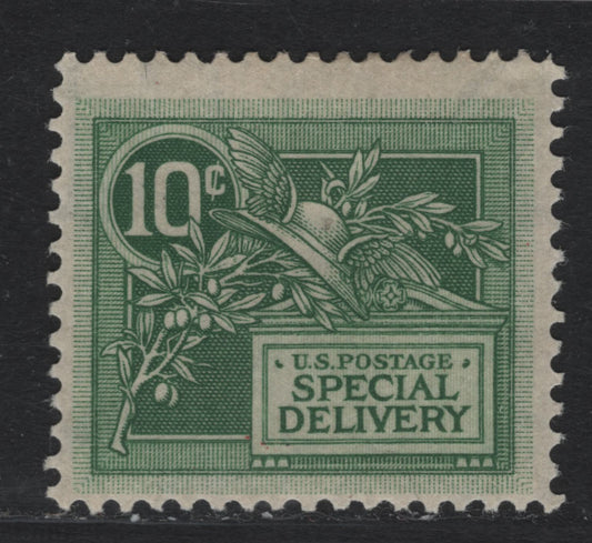 Lot 142 United States SC#E7 10c Dull Green , 1908 Special Delivery Issue, A FOG Single, Upright Wmk