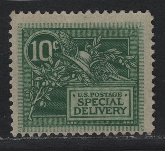 Lot 144 United States SC#E7 10c Green , 1908 Special Delivery Issue, A VFOG Single, Upright Wmk, Regummed Over A Shallow Hinge Thin