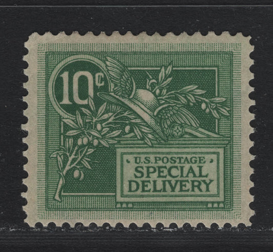 Lot 146 United States SC#E7var 10c Green , 1908 Special Delivery Issue, A VFOG Single, Reversed Wmk
