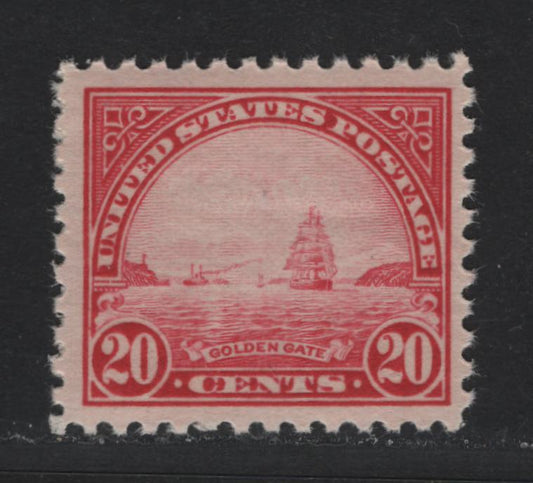 Lot 152 United States SC#567 20c Carmine Rose , 1922-1923 4th Bureau Issue, A VFNH Single