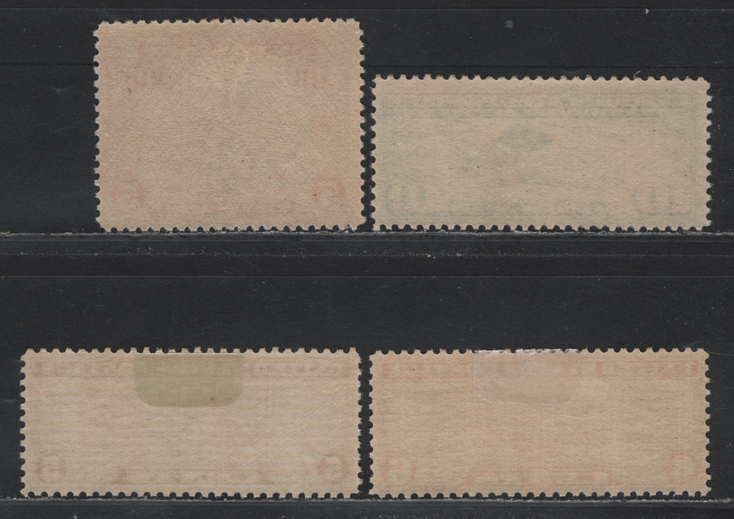 Lot 212 United States SC#C10-C11, C16-C19 10c - 6c Dark Blue - Dull Orange, 1927 - 1934 Lindbergh Airmail - Winged Globe Airmail Issues, 6 F/VFOG Singles