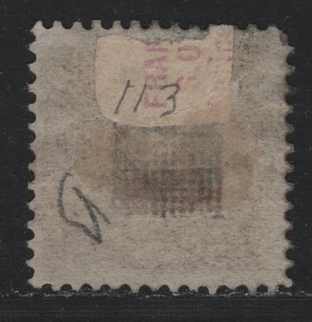 Lot 32 United States SC#113 2c Dark Brown , 1869 Presidents Issue, A Very Good Used Single, Perf 11.9x12.1, Full Grill Impression, Arrowheads Cancel.