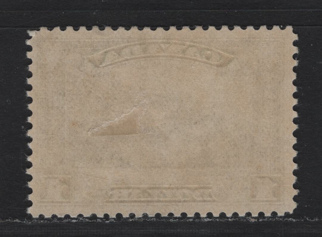 Lot 323 Canada #177 $1 Dull Bronze Green , 1930-1931 KGV Arch/Leaf Issue, A FOG Single, BABN-V Paper, Perf 10.8