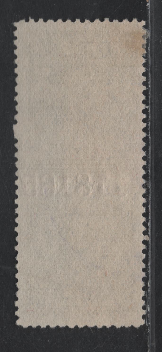 Lot 102 Canada Van Dam#FWM44 $2 Black, 1885 Crown Weights & Measures Issue, A Fine Used Single, Red Control Number, Nice Used Example With Jumbo Margins, Small Internal Crease.