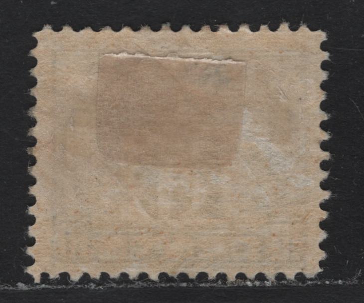 Lot 122 Canada Van Dam#FX42var 10c Dark Blue, 1925-1928 Two Leaf Excise Tax Issue, A FOG Single, Dry Printing, Red Canada Playing Card Precancel Overprint