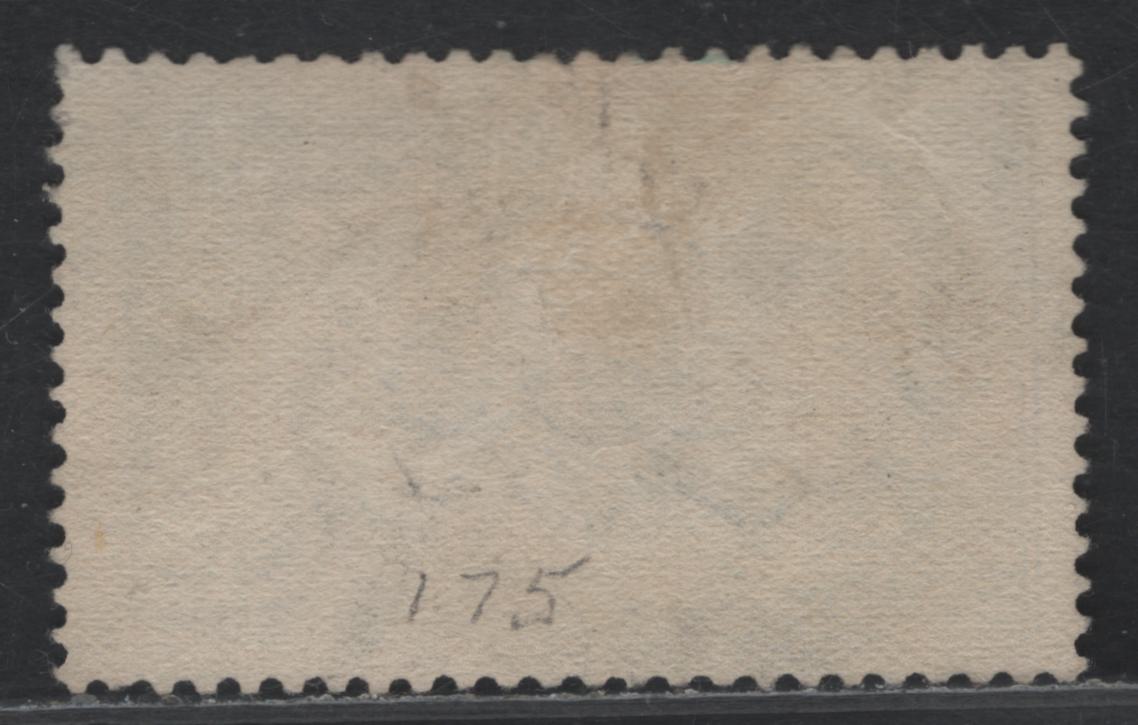 Lot 168 Great Britain (C) SG#417 10/- Dull Gray Blue, 1918-1919 Seahorses Issue, A Very Fine Used Single, Bradbury Wilkinson Printing, Heavy CDS Cancel