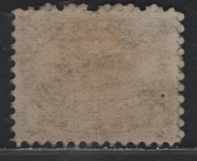 Lot 171 New Brunswick (C) #6avar 1c Brown Violet, 1860 Cents Issue, A Fine Used Single, Unlisted Plate Flaws In Which A Blob of Ink Takes A Big Bite Out of The Left Diamond, Perf 11.75, Cents-E Paper.