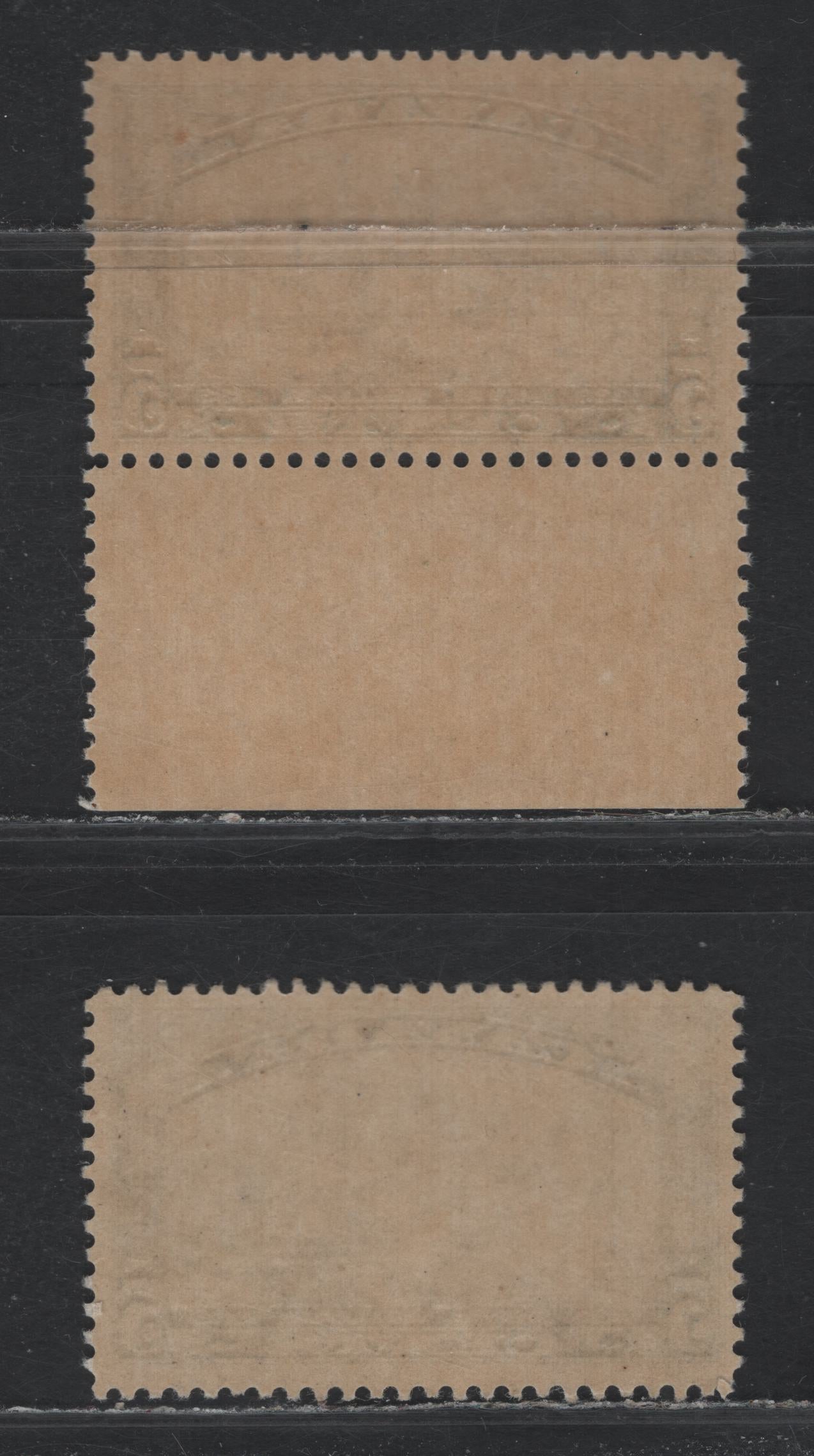 Lot 234 Canada (C) #204 5c Dull Blue, 1933 Royal William Issue, 2 VFNH Singles, BABN-D Paper, Perfs 10.8 & 10.8x10.9
