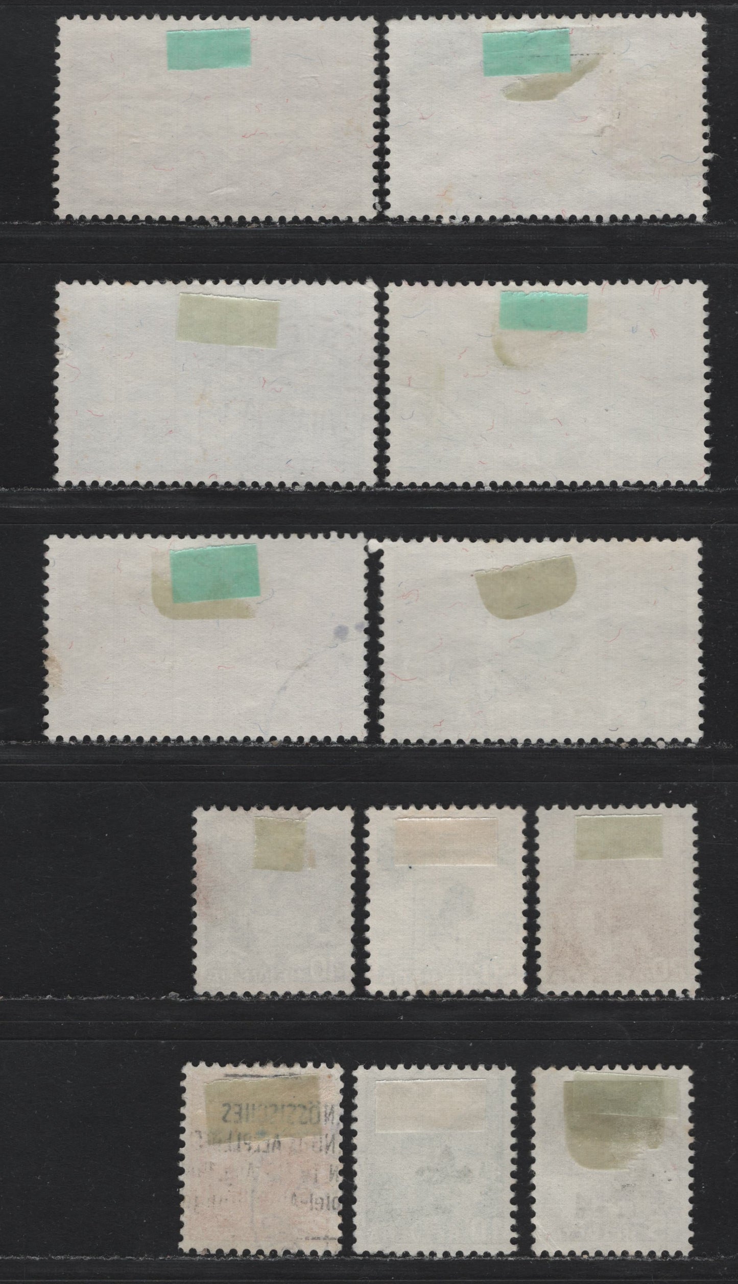 Lot 103 Switzerland Scott#316-327 5c - 30c Chocolate - Dark Orange Brown Gray & Yellow , 1948-1949 Pictorial Definitves - Cent. Of Establishment of Federal Post Issues, 12 Very Fine Used Singles