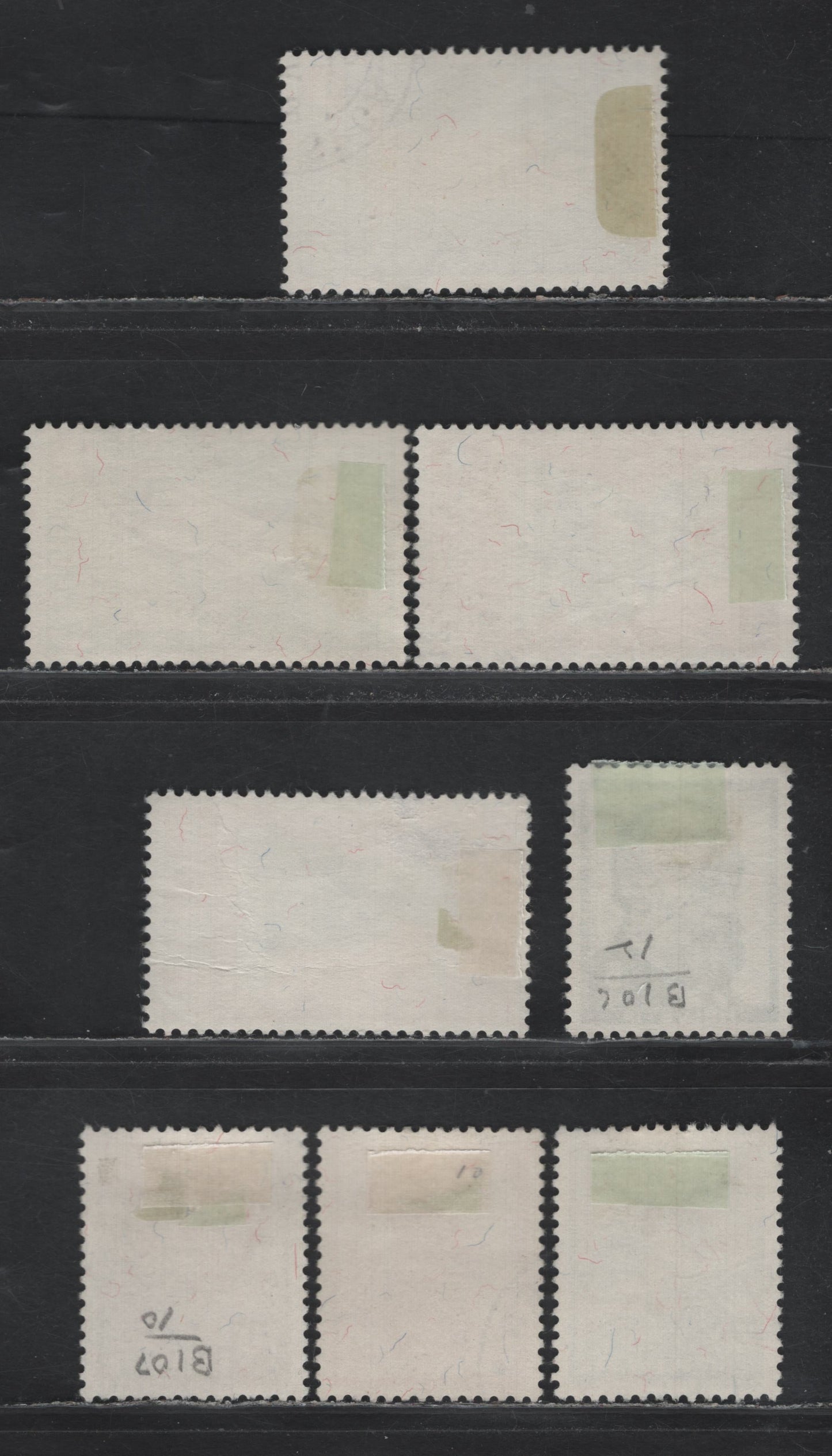 Lot 120 Switzerland Scott#B100-B103, B106-B109 5c+5c - 30c+10c Emerald, Black & Red - Deep Ultramarine & Buff , 1940 National Fete Day - Semi Postal Issues, 8 Very Fine Used Singles, B102 Has A Vertical Crease & Not Counted