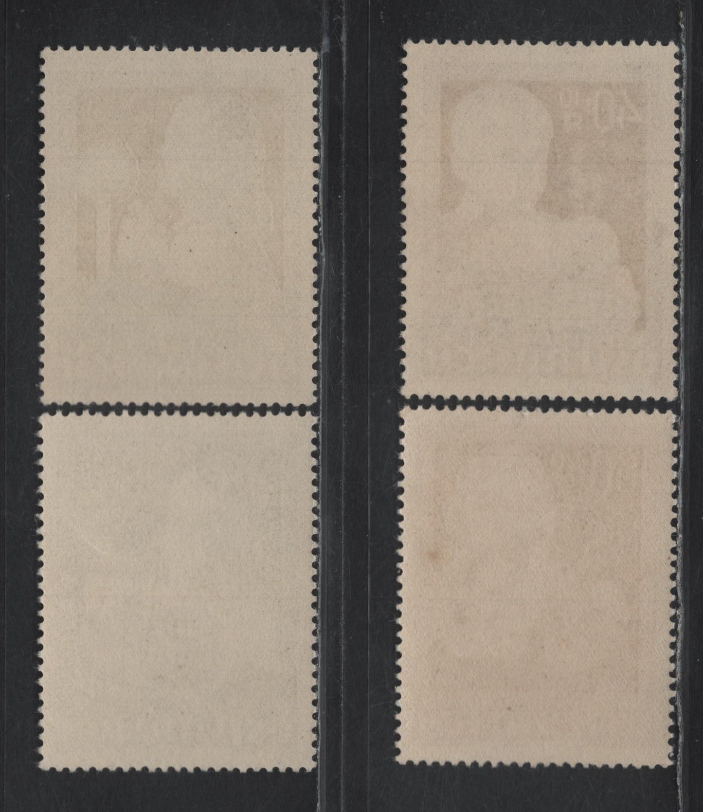 Lot 311 Austria Scott#B260-B263 40g+10g - 1.40s+35g Brown Violet - Dark Green , 1949 Child Welfare Semi Postals, 4 VFNH Singles