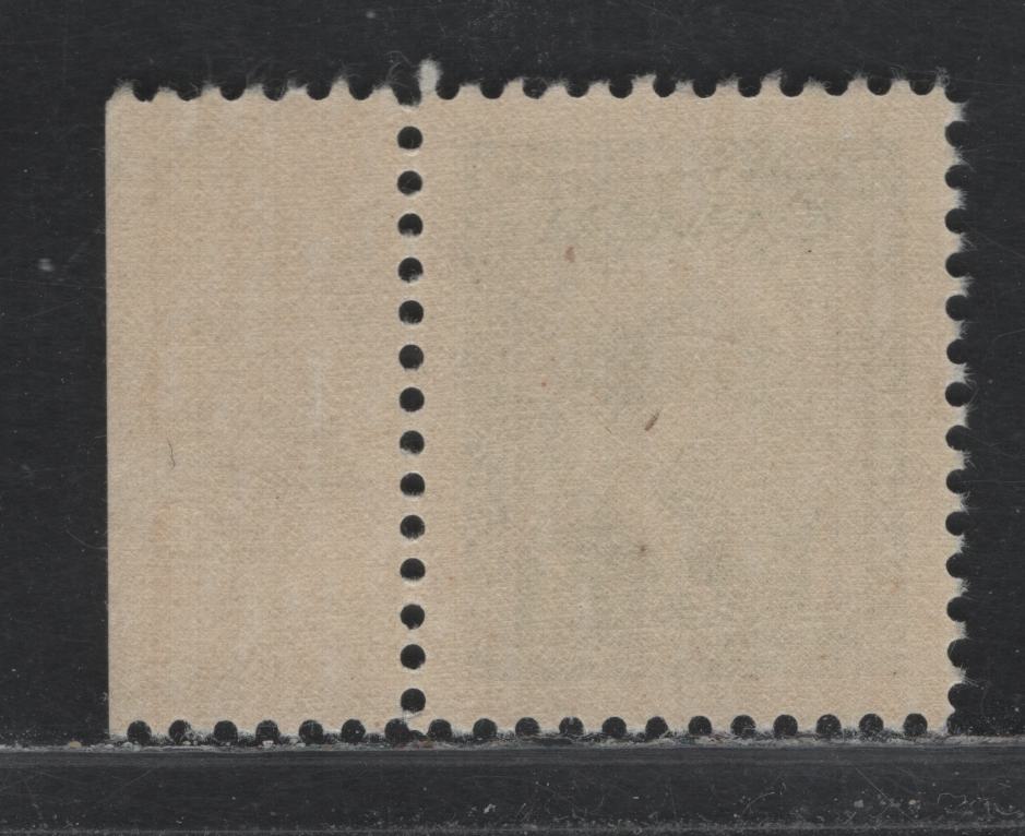 Lot 347 Canada #249 1c Green , 1942-1943 KGVI War Issue, A GEMNH Single, CBN-ZZZZZ Paper, Perf 11.9x12, Perfectly Centered Around Jumbo Margins.