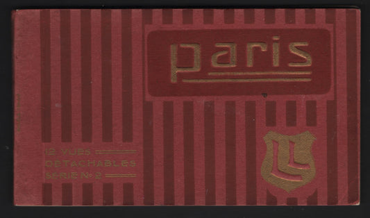 Lot 313 France (C) Scott#  , 1920 Art Deco Issue, A Very Fine Mint Booklet Of Postcards, Containing 12 Real Photo Postcards Of Paris