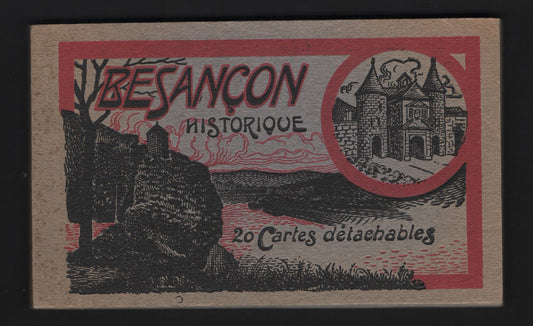 Lot 315 France (C) 1910 Besanton Issue, A Very Fine Mint Booklet Of Postcards, Black & White Real Photo Postcards Of Besancon