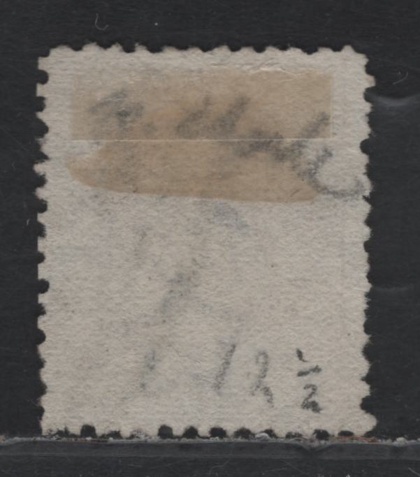 Lot 315 New Zealand SG#154 3d Brown , 1874-1878 First Sideface Issue, A Fine Used Single, Star & NZ Wmk, Horiz. Wove Paper, Perf 12.5, Auckland Grid Cancel.
