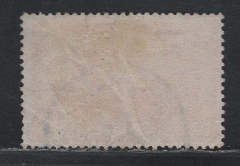 Lot 353 New Zealand SG#458 1/- Orange Red , 1920 Victory Issue, A Fine Used Single, Light Wrinkles