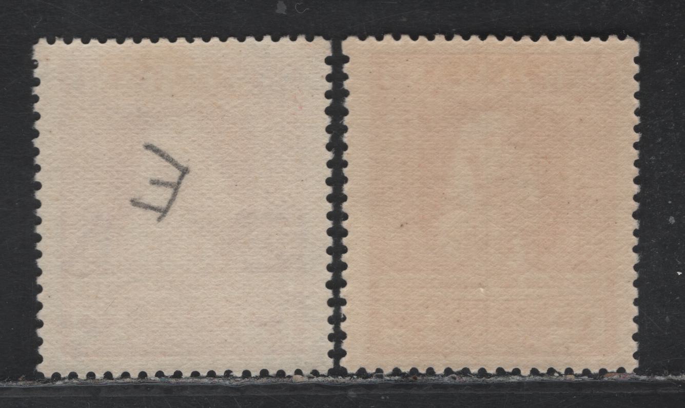 Lot 355 New Zealand SG#544-545 1d+1d Scarlet , 1929-1930 Health Issue, 2 VFOG Singles