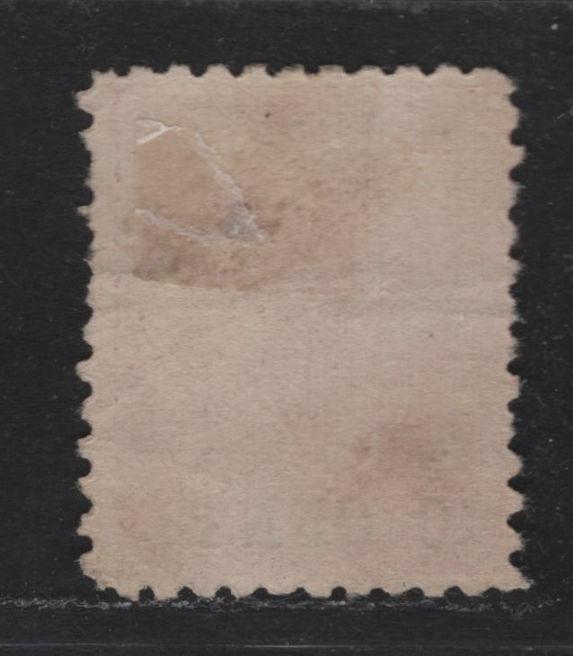 Lot 394 British Columbia (C)  #10f 10c on 3d Pink , 1867-1871 Surcharged Issue, A Very Good Unused Single, Crude Forgery, Erroneously Attributed To Spiro Bros., Light Horizontal Crease.