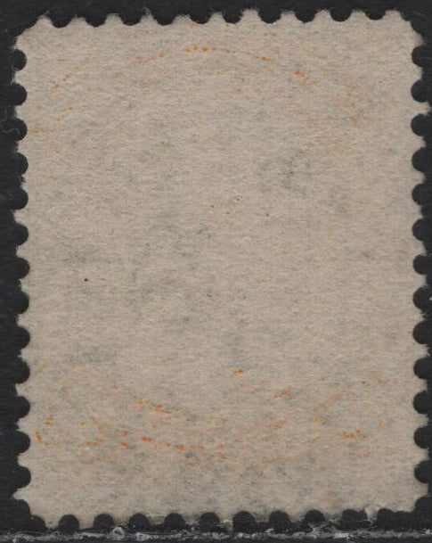 Lot 385A Canada (C)#35 1c Yellow , 1870-1893 Small Queen Issue, A Fine Used Single, Second Ottawa Printing, SON Strike Of The CPR Westminister-Winnipeg Railway Line On August 5 1895