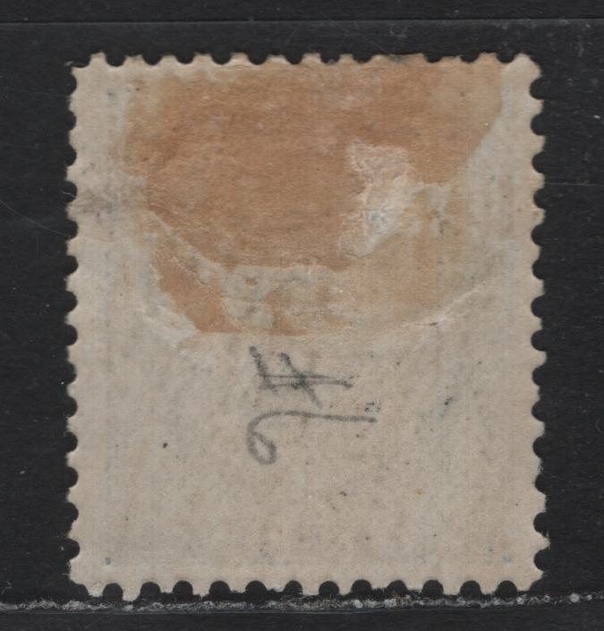 Lot 184 P.E.I #6 3d Deep Blue , 1862-1865 Queen Victoria Issue, A VFOG Single, White Paper (CW-B), Perf 11.75