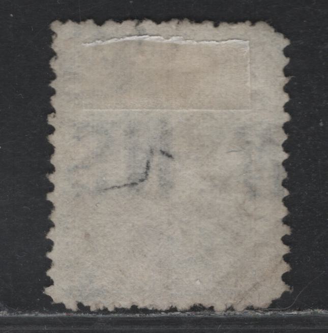 Lot 334 Australia - NSW SG#219bvar 2c Pale Blue , 1871-1902 Surface Printed Sideface Issue, A Fine Used Single, Perf 10x13, Showing #49 Sunburst cancel For Singleton, Two Rounded Corners At UL & LL, But Otherwise Sound.