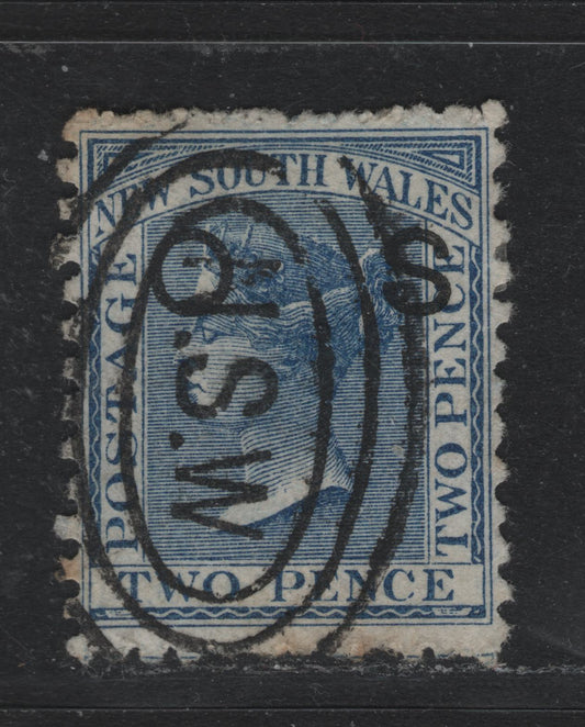 Lot 339 Australia - NSW SG#O21e 2d Blue , 1882-1885 Queen Victoria Sideface Overprinted Issue, A Very Fine Used Single, Perf 12x11, Unpriced In SG In This Perf