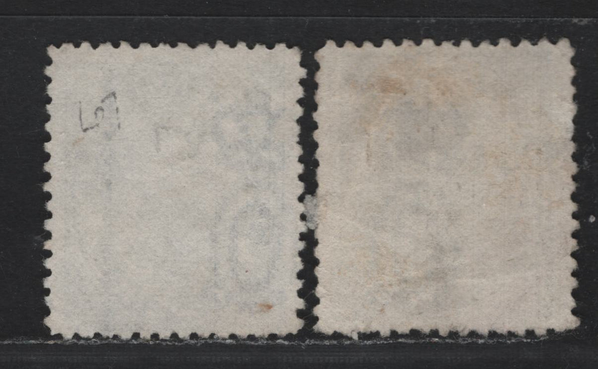 Lot 401 Australia - Queensland SG#180 2d Blue , 1887-1889 Re-Engraved Second Sideface Issue, 2 Fine/Very Fine Used Single, Perf 12, 163 Stanthorpe & 448 Durundur Numeral Cancels