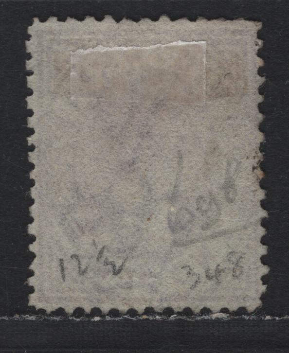 Lot 129 Australia - Victoria SC#137A(SG# 199a) 2d Lilac Mauve On Greenish Tinted Paper, A Very Fine Used Single Wmk V Over Crown (VI Pointy Crown) Perf 12 Comp 13 Mixed Perf, With Light But Clear #147 Barred Numeral Cancel For Taradale