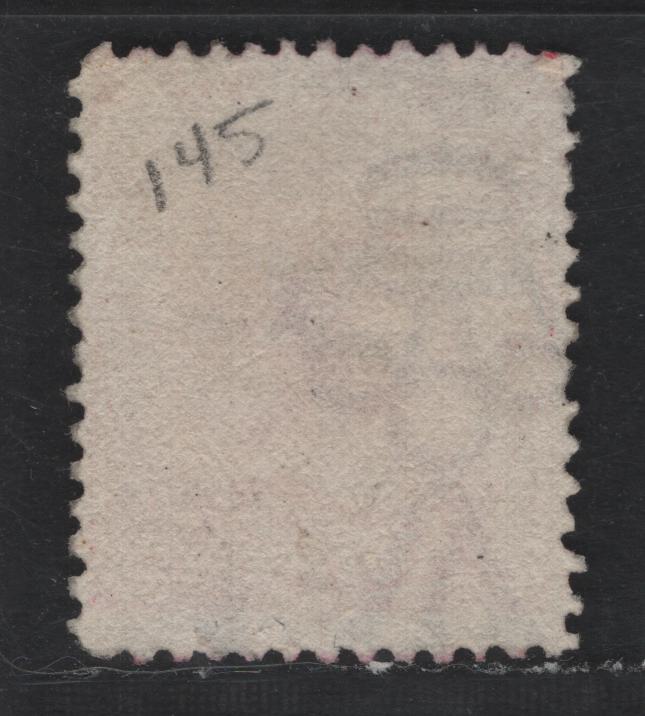 Lot 143 Australia - Victoria SG#213var (SC# 145) 4d Rose Red , 1882-1884 Naish & Laureate Design Issue, A Fine Used Single, V Over Crown V2 Inverted Wmk, Perf 12.5, Unlisted In Gibbons.