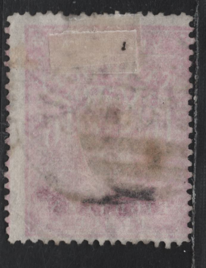 Lot 144 Australia - Victoria SG#236b (SC# AR14b) 1/6d Rose Pink , 1884-1896 Postal Fiscal Issue, A Good Used Single, V Over Crown V1 Wmk, Perf 12.5, Light Corner Crease At LR & Heavyish Cancel, Listed But Unpriced In Gibbons Due to Scarcity.