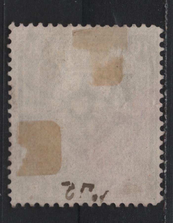 Lot 149 Australia - Victoria SG#272a (SC# AR46) 10/- Gray Green , 1884-1896 Postal Fiscal Issue, A Fine Used Single, V Over Crown V1 Sideways Wmk, Perf 12.5, SON August 31 1891 National Bank Of Australasia Melbourne.