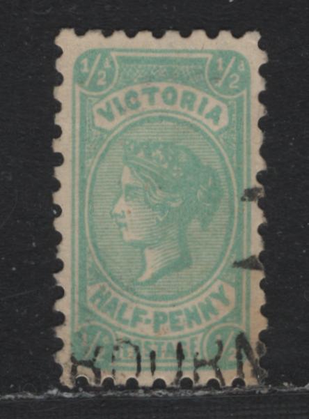 Lot 212 Australia - Victoria SG#416a (SC# 218) 1/2d Pale Emerald , 1905-1913 Postage Issues, A Very Fine Used Single, Crown Over A Upright Wmk, Perf 12.5