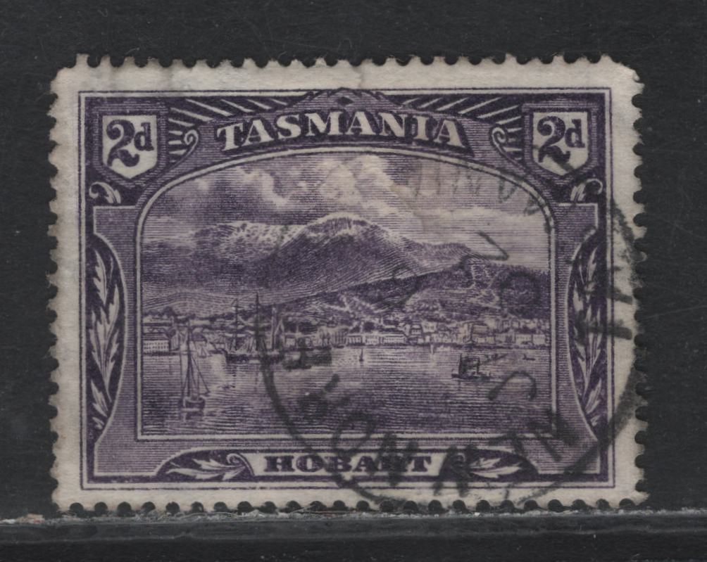 Lot 44 Australia - Tasmania SG#231 (SC# 88) 2d Deep Violet , 1880-1911 Engraved Pictorial Issue, A Very Fine Used Single, January 6th 1902 New Norfolk CDS Cancel