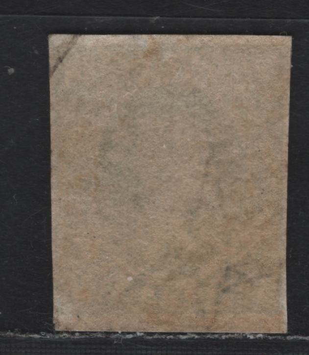 Lot 96 Australia - Victoria SG#41a (SC# 31b) 1d Deep Green , 1857-1861 Imperf Emblems Issue, A FOG Single, Large Star Wmk, Close to Full Margins On All Sides