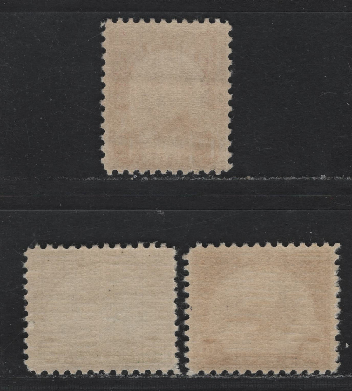 Lot 139 United States SC#693, 699-700 12c - 30c Deep Claret - Olive Brown , 1926-1934 4th Bureau Issue, Rotary Press, Perf. 11 x 10.5 or 10.5 x 11, 3 FNH Singles, Type 3 Gum Breaker Ridges, 24 Gum Striations Per Inch