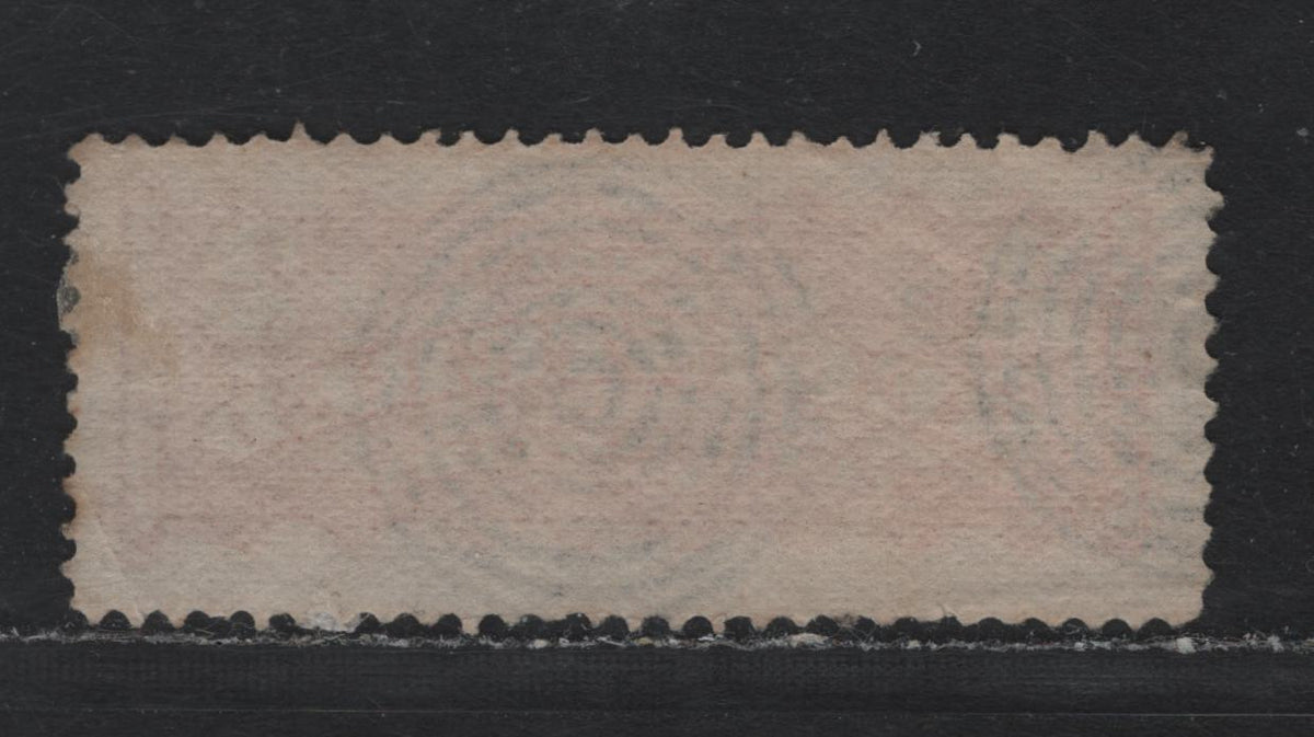 Lot 238 Canada #F1i 2c Red Orange, 1875-1896 Registration Issue, A Very Good Used Single, Late Montreal Printing, EM-E Paper (Scarcer Paper Type), Perf 12x12.25, Clear Strikes Of 7-Ring Target Cancel.
