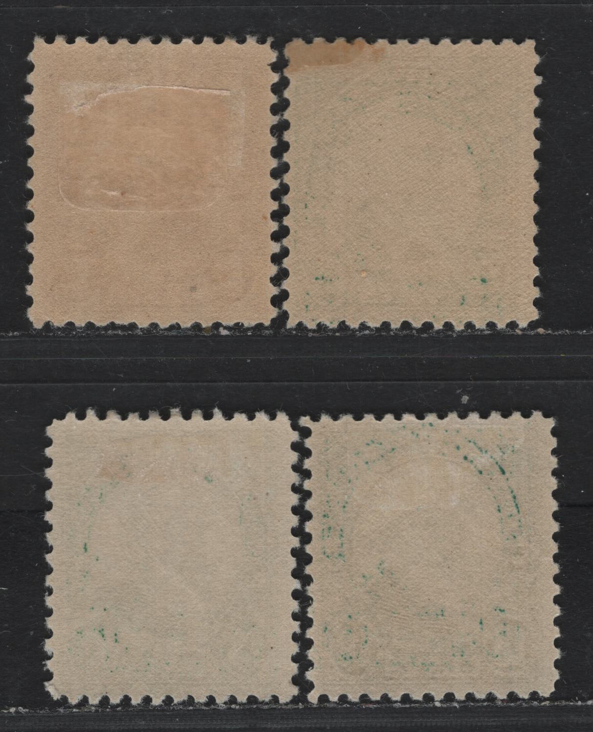 Lot 25 United States SC#564 12c - 13c Deep Brown Violet - Deep Milky Green , 1922-1925 4th Bureau Issue, 4 VFOG Singles, Flat Plate Printing