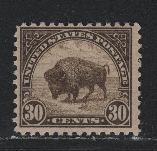 Lot 39 United States SC#569 30c Olive Brown , 1922-1926 4th Bureau Issue, A FNH Single