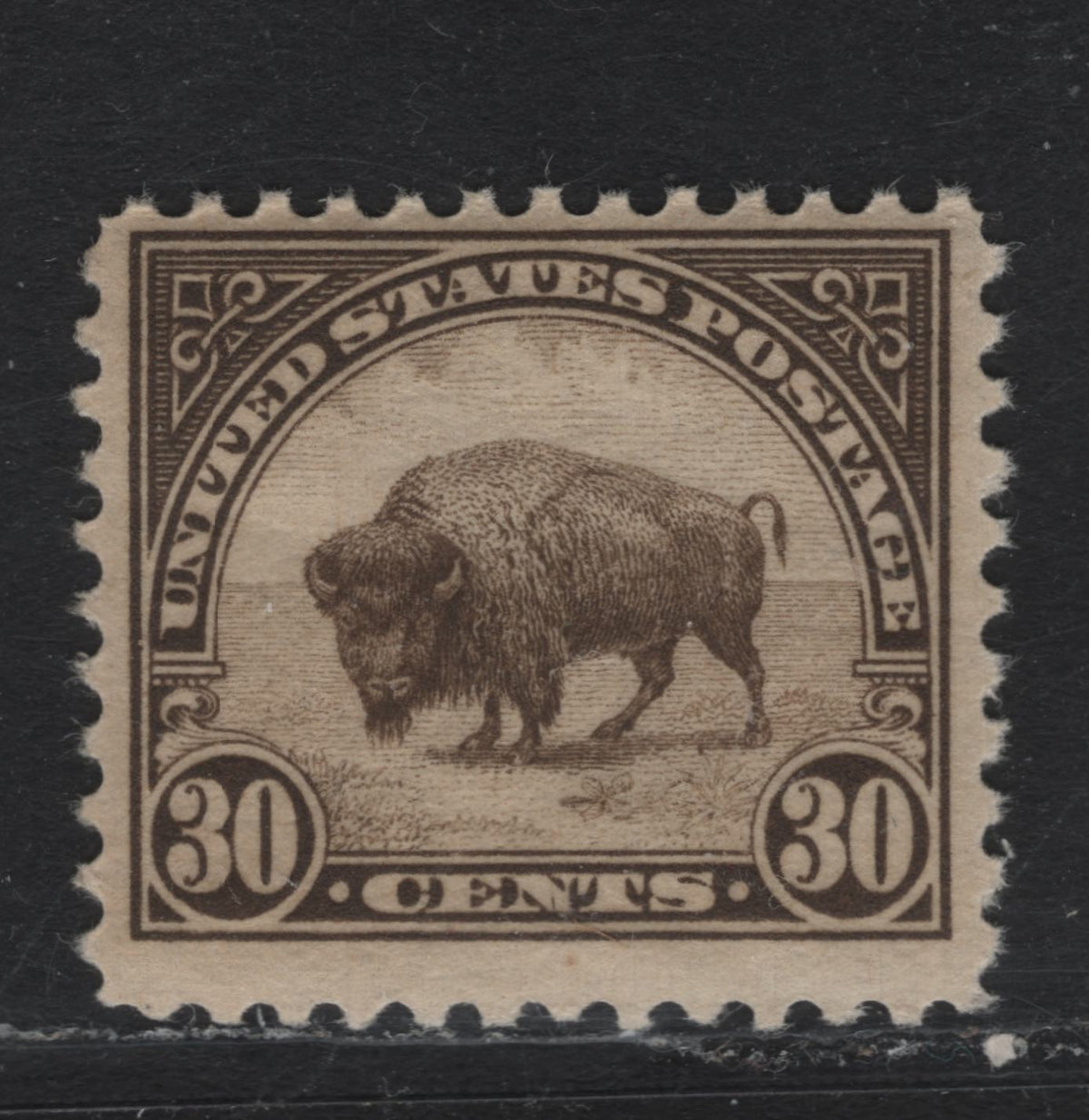 Lot 41 United States SC#569 30c Olive Brown , 1922-1926 4th Bureau Issue, A FNH Single, Special Booklet Paper