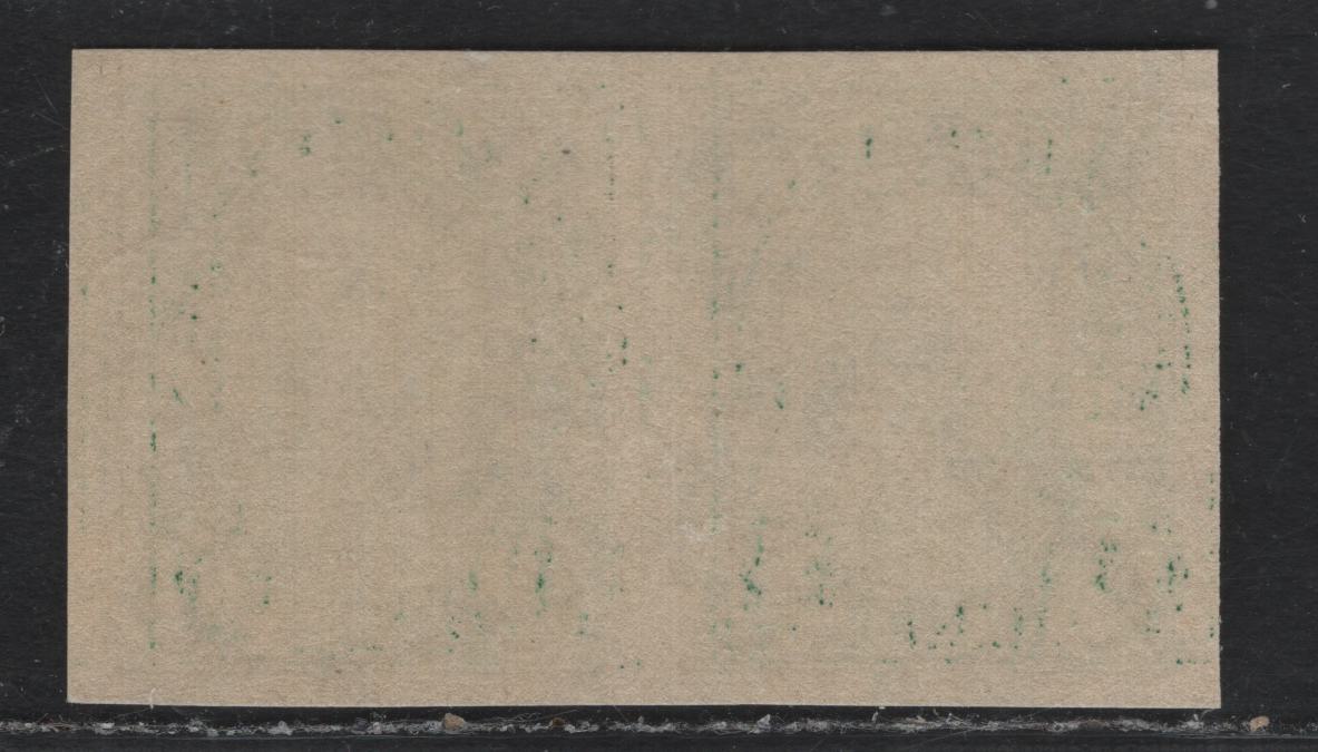 Lot 5 United States SC#575 1c Green , 1922-1925 4th Bureau Issue, A VFNH Imperf Pair, Flat Plate Printing, Right Stamp NH, Left Just The Slightest Trace At UL