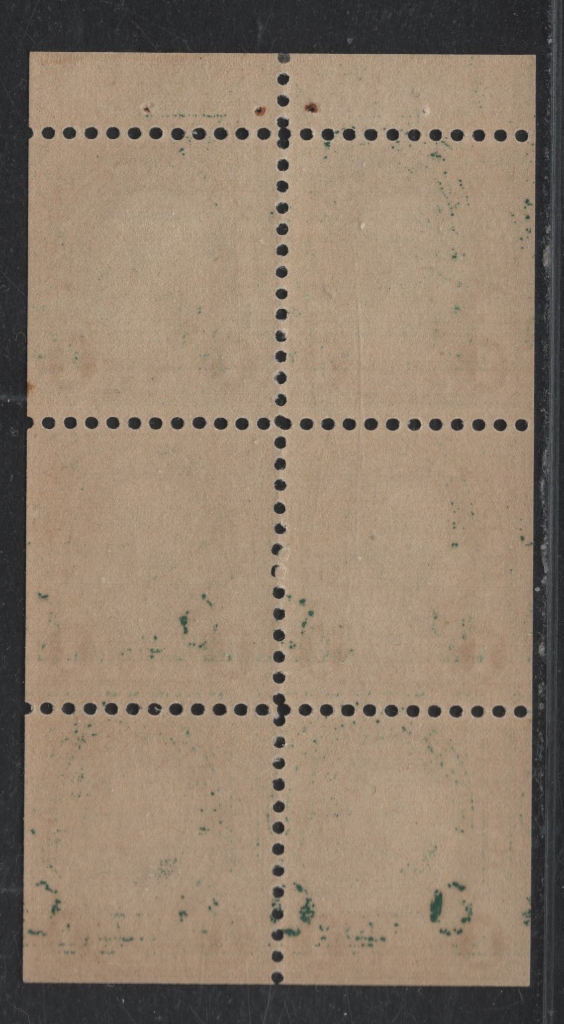Lot 9 United States SC#552a 1c Green - Deep Green , 1922-1925 4th Bureau Issue, 2 VFOG/NH Booklet Panes Of 6, Deep Green Pane Is NH, Flat Plate Printing